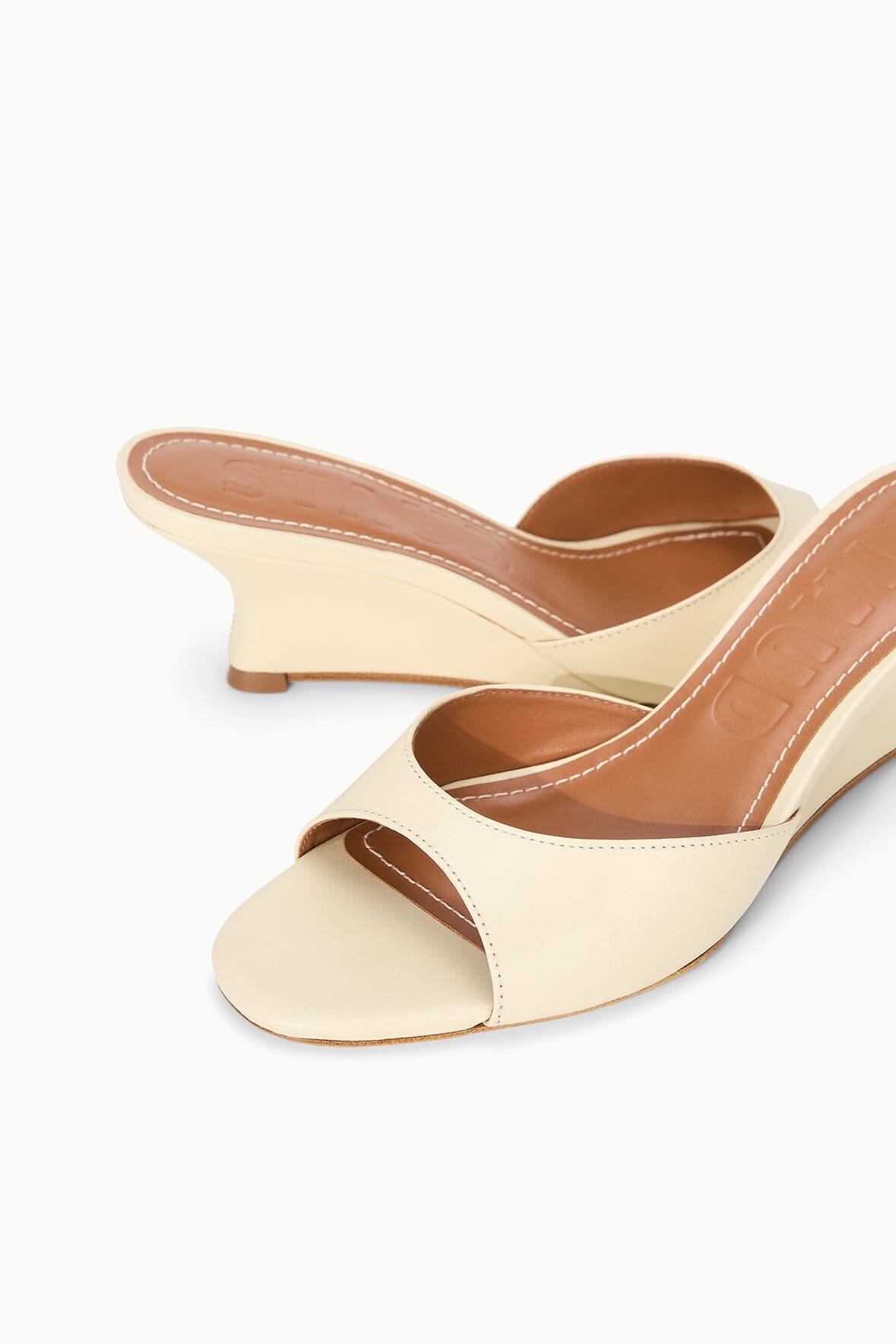 STAUD Dresses|Shoes Brigitte Wedge Cream
