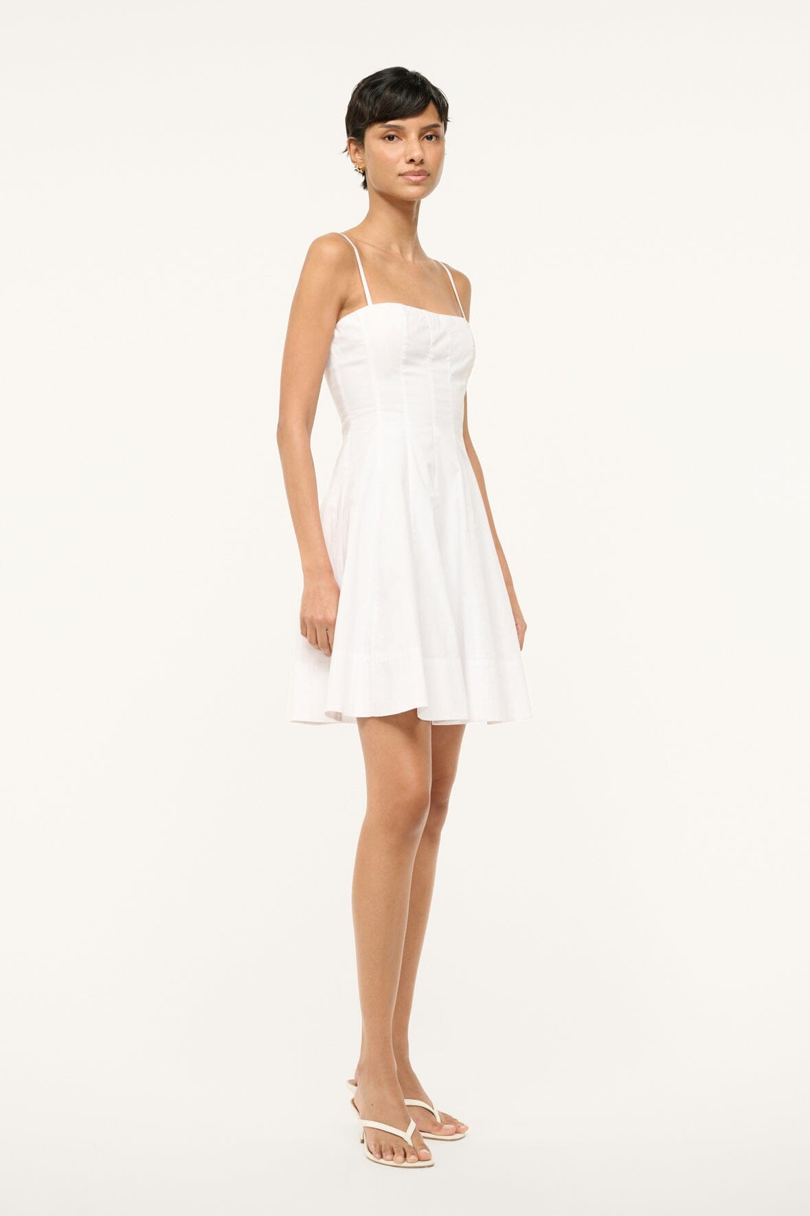 STAUD Dresses|Clothing Wylie Mini Dress White
