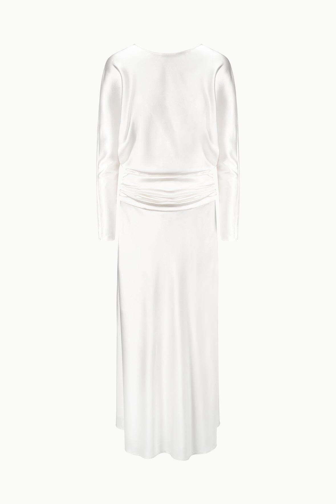 STAUD Dresses|Clothing Freda Silk Dress Ivory