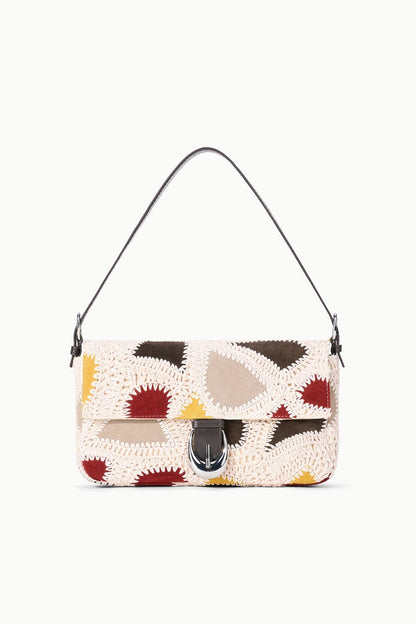 STAUD Handbags Harlow Bag Suede Patchwork