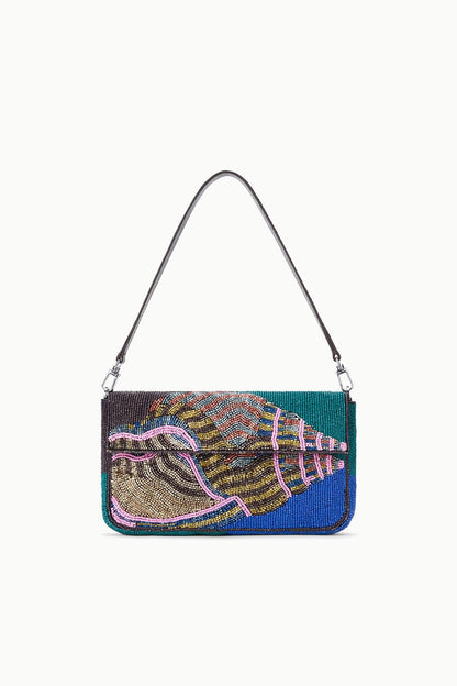 STAUD Handbags Timmy Convertible Shoulder Bag Conch Shell