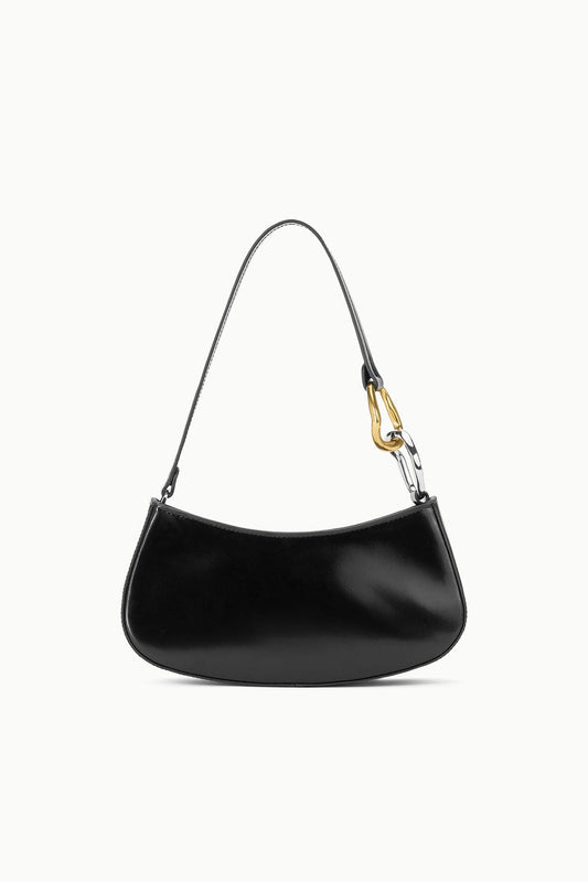 STAUD Handbags Ollie Bag Black Leather Mini Shoulder Bag - Staud