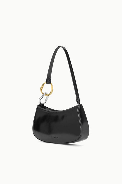STAUD Handbags Ollie Bag Black Leather Mini Shoulder Bag - Staud