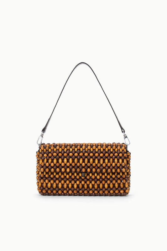 STAUD Handbags Timmy Convertible Shoulder Bag Multi Wood Beads