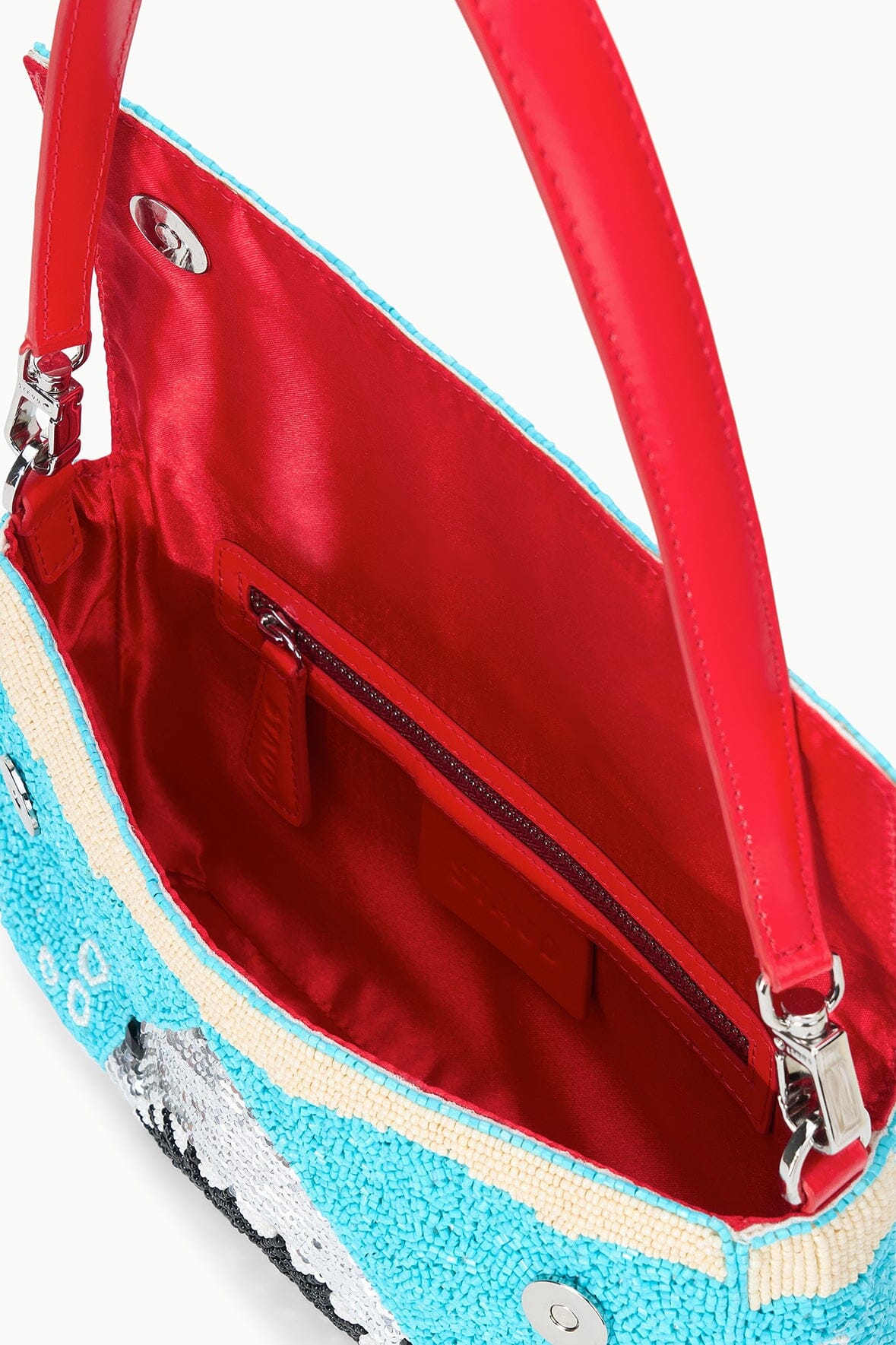STAUD Handbags Timmy Convertible Shoulder Bag Great White
