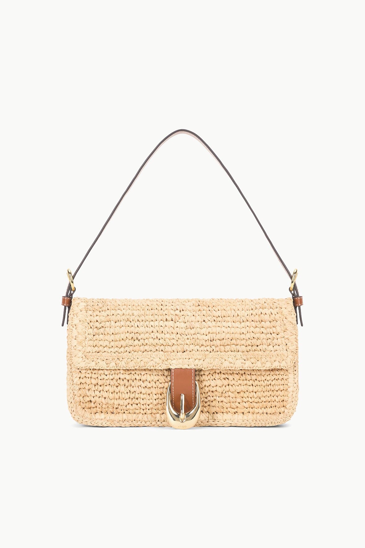 STAUD Handbags Harlow Raffia Bag Natural Tan