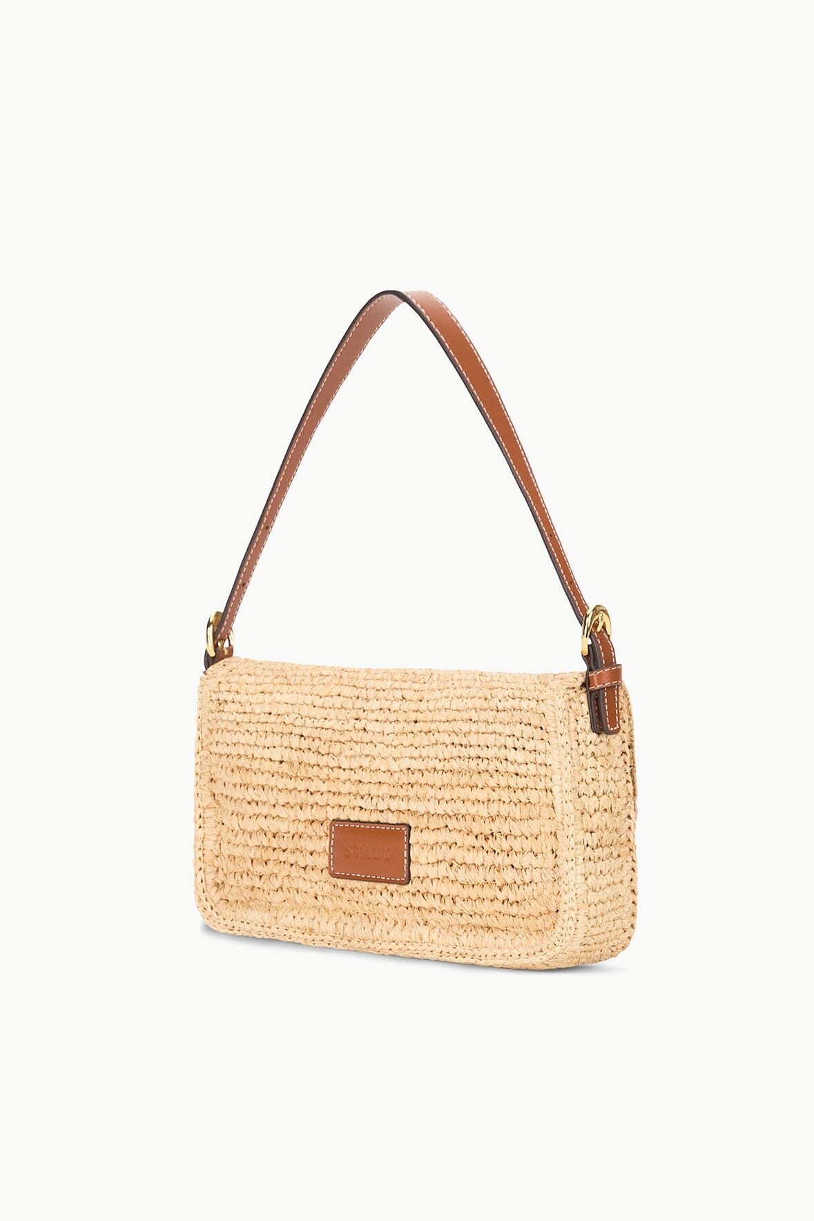 STAUD Handbags Harlow Raffia Bag Natural Tan