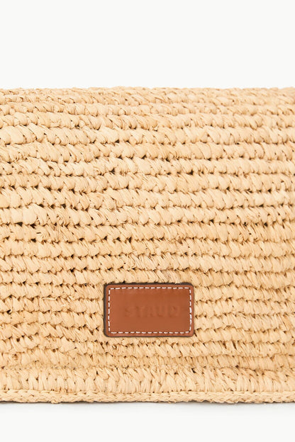 STAUD Handbags Harlow Raffia Bag Natural Tan