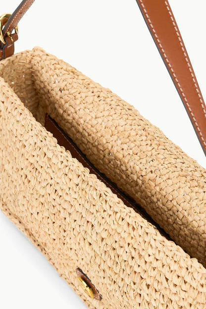 STAUD Handbags Harlow Raffia Bag Natural Tan