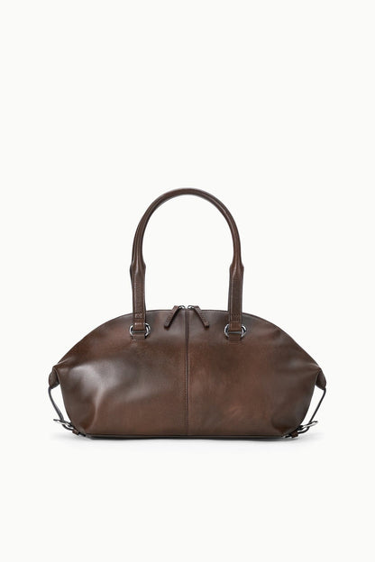 STAUD Handbags Hester Shoulder Bag Espresso Distressed
