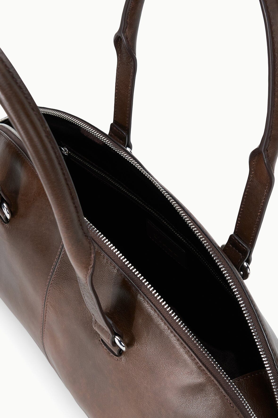 STAUD Handbags Hester Shoulder Bag Espresso Distressed
