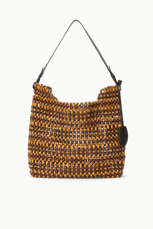 STAUD Handbags Drift Shoulder Bag Multi Wood Beads