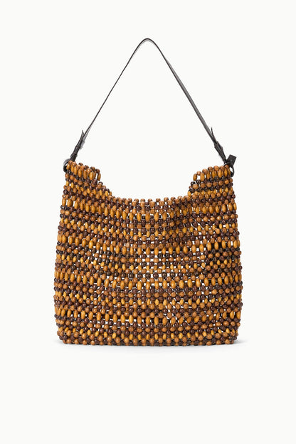 STAUD Handbags Drift Shoulder Bag Multi Wood Beads