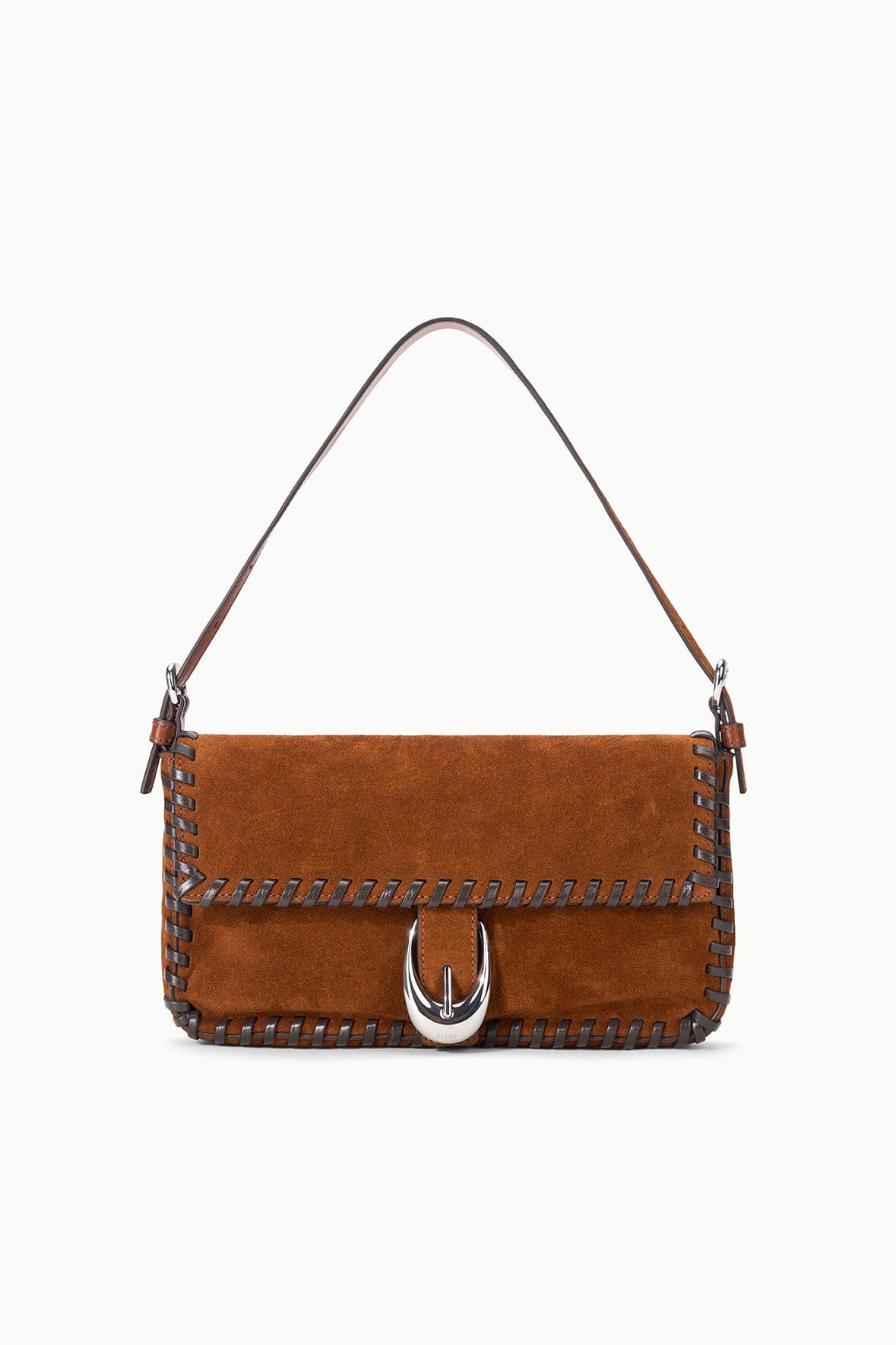 STAUD Handbags Harlow Bag Tabac Suede Espresso