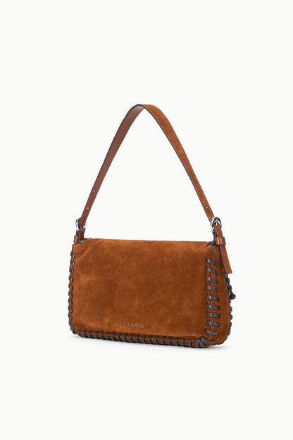 STAUD Handbags Harlow Bag Tabac Suede Espresso