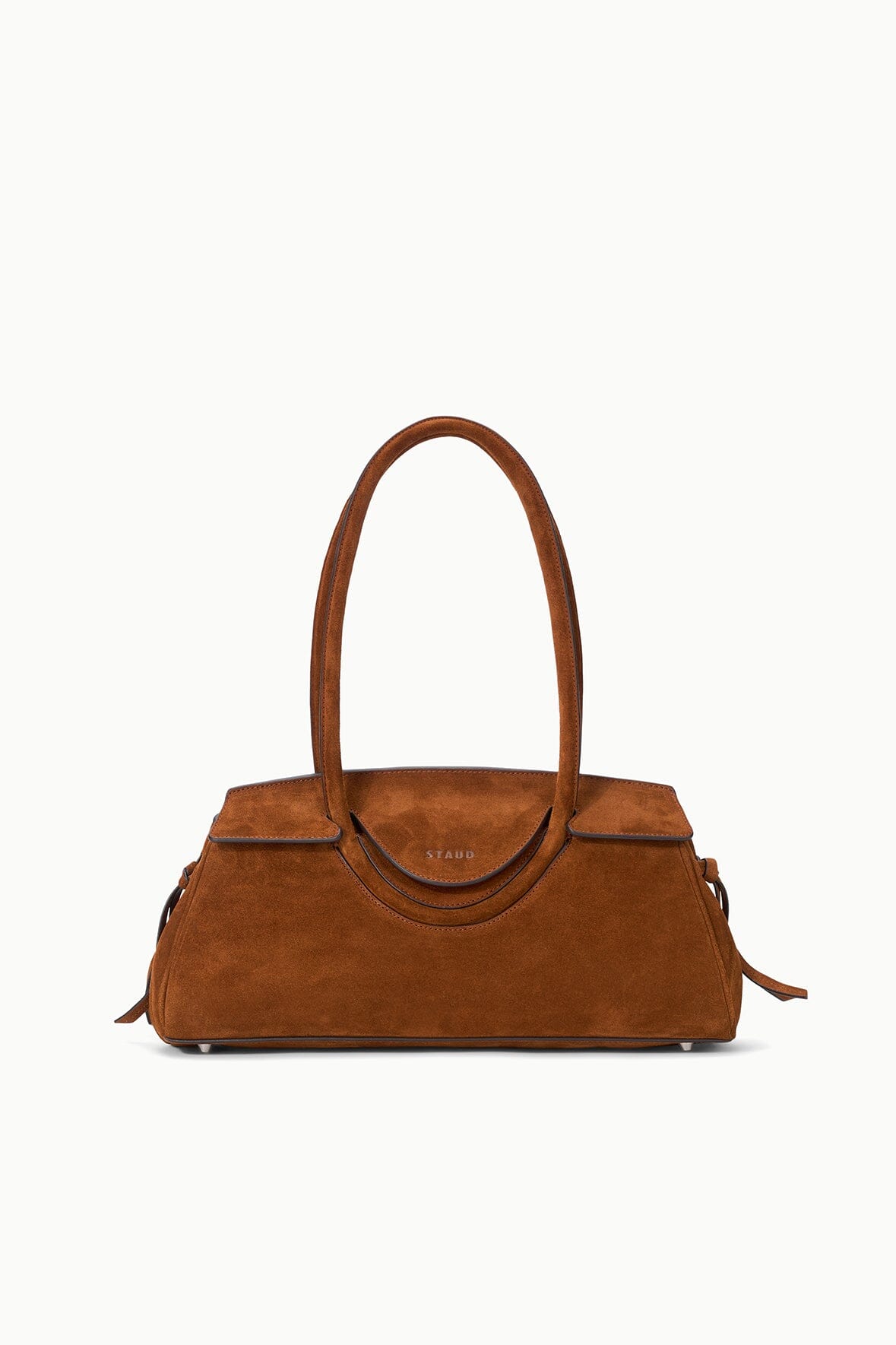 STAUD Handbags Maude Shoulder Bag Tabac Suede