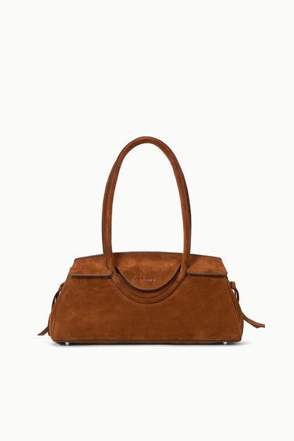STAUD Handbags Maude Shoulder Bag Tabac Suede