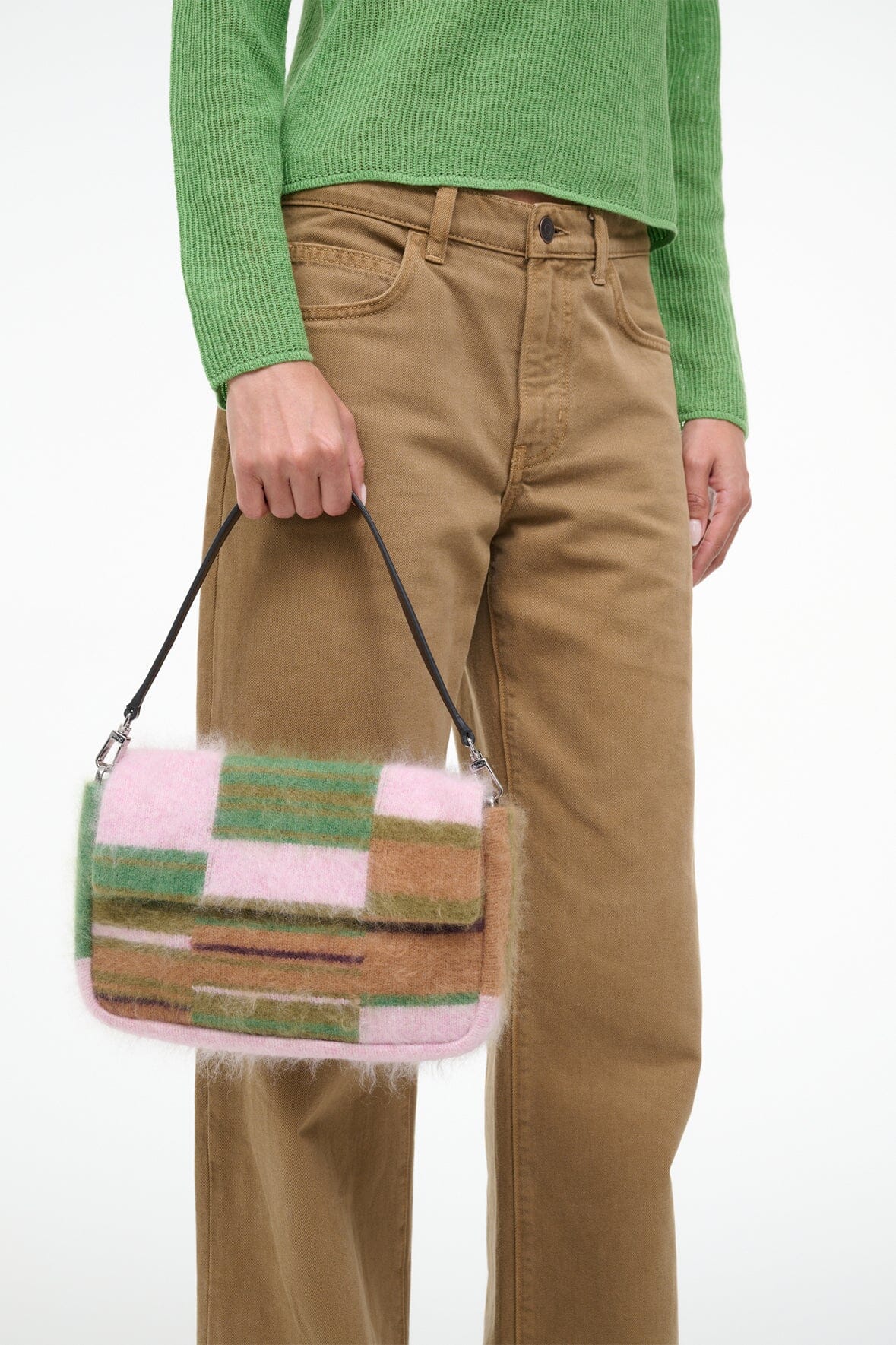 STAUD Handbags Timmy Convertible Shoulder Bag Pixel