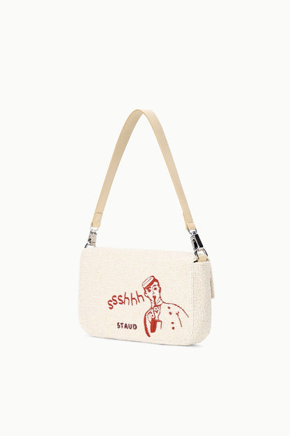 STAUD Handbags Timmy Convertible Shoulder Bag Do Not Disturb