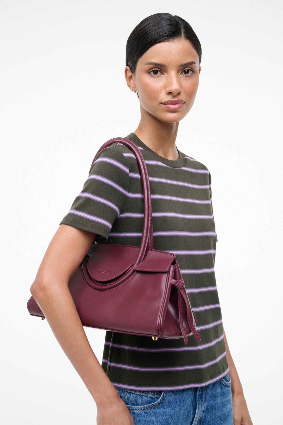 STAUD Handbags Maude Shoulder Bag Syrah