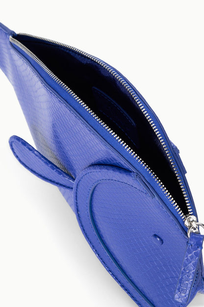 STAUD Handbags Pesce Clutch - Cobalt Blue Fish-Shaped Handbag