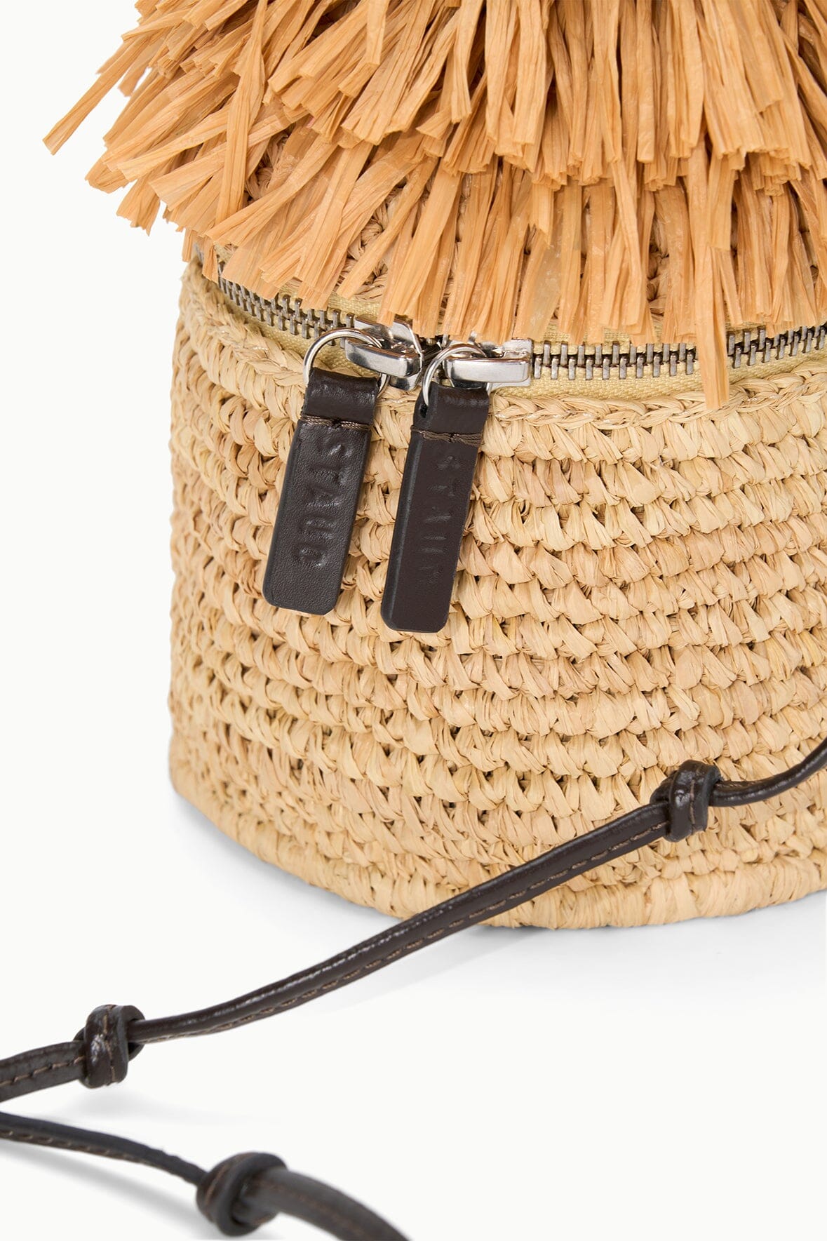 STAUD Handbags Tiki Raffia Bag Natural