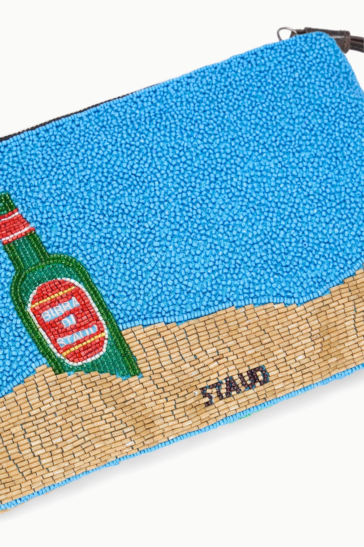 STAUD Handbags Tommy Beaded Large Pouch Sundaze