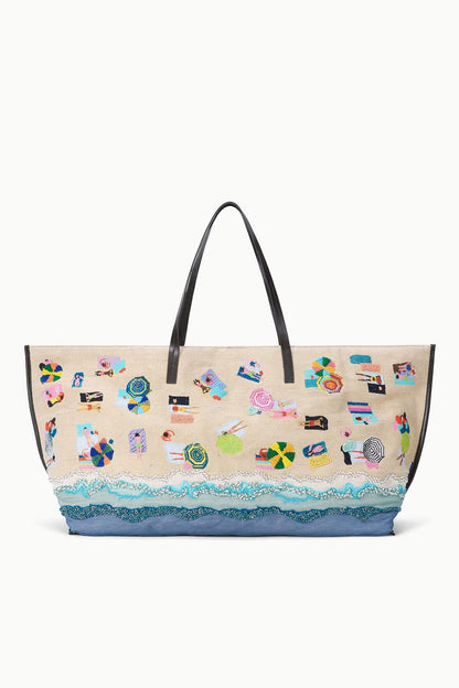 STAUD Handbags Christos Large Tote Beach Day