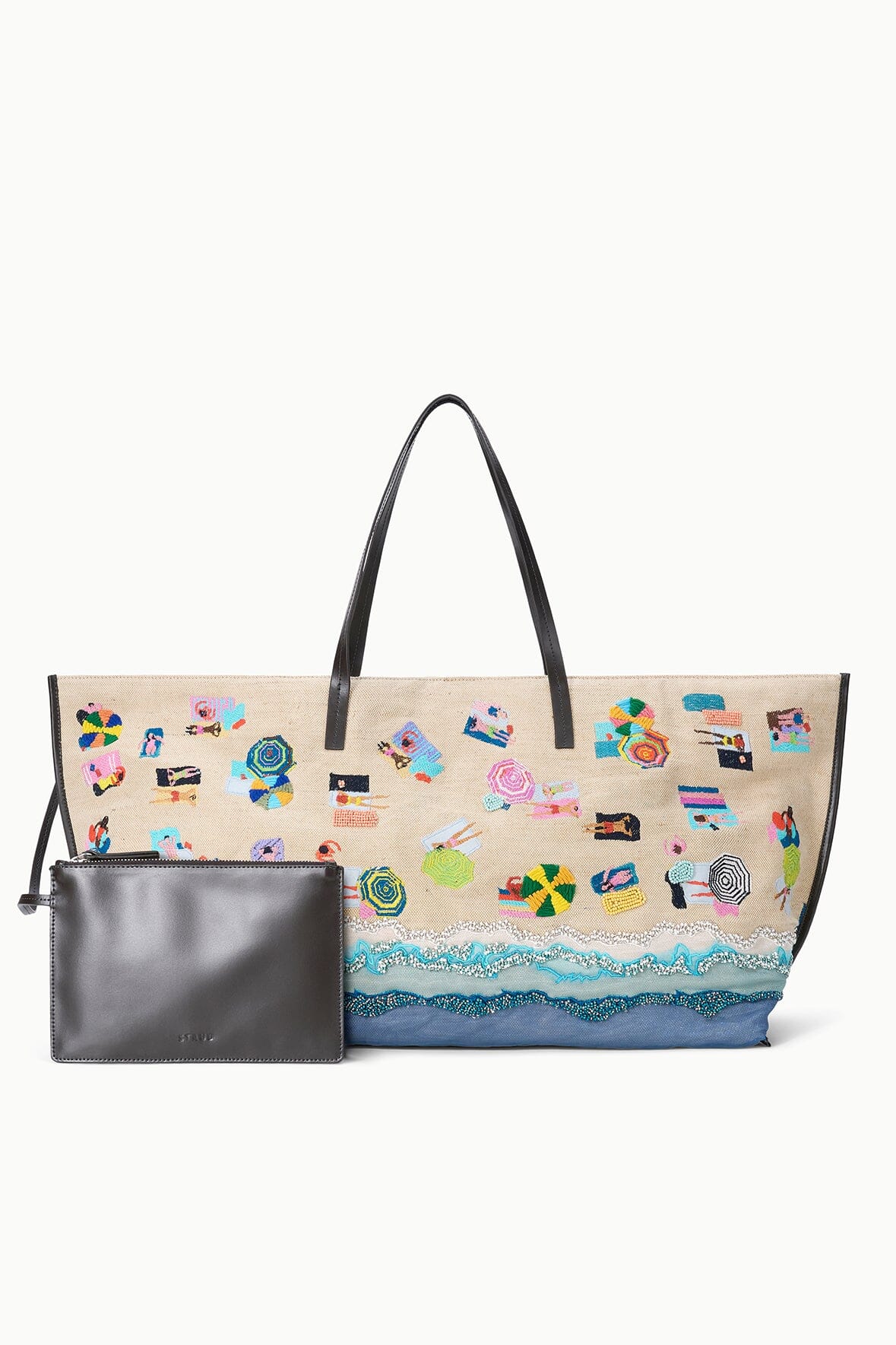 STAUD Handbags Christos Large Tote Beach Day