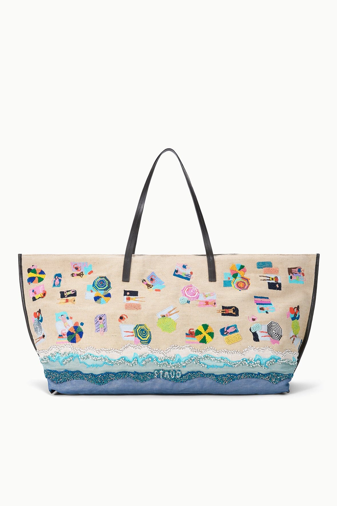 STAUD Handbags Christos Large Tote Beach Day