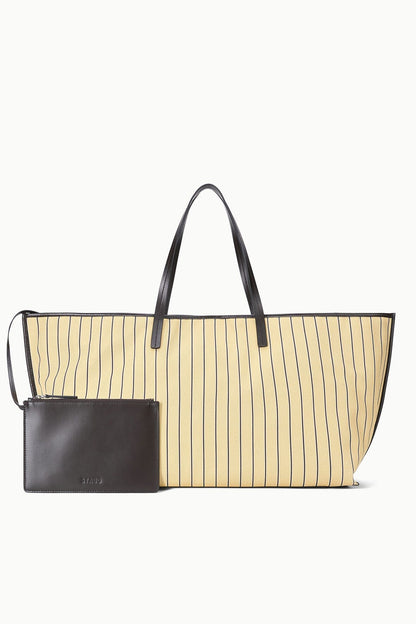 STAUD Handbags Christos Large Tote Monday Stripe