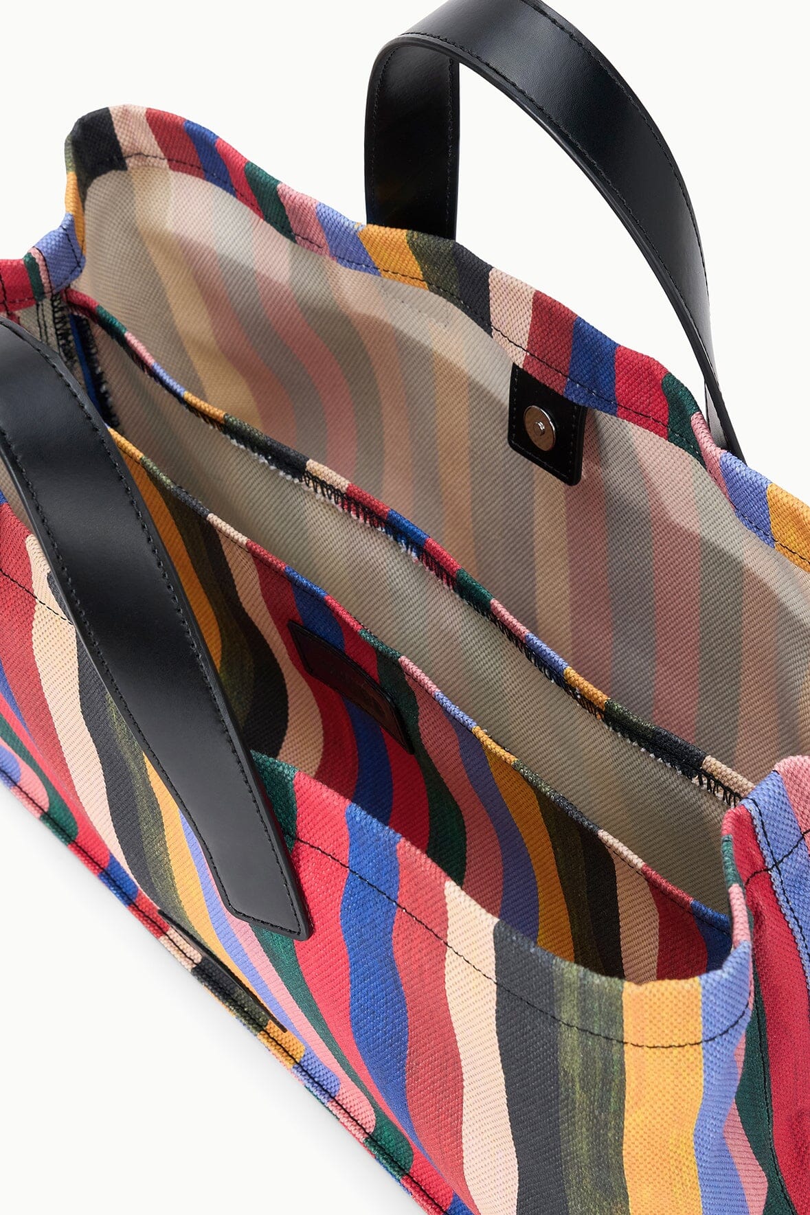 STAUD Handbags Port Tote Artist Stripe