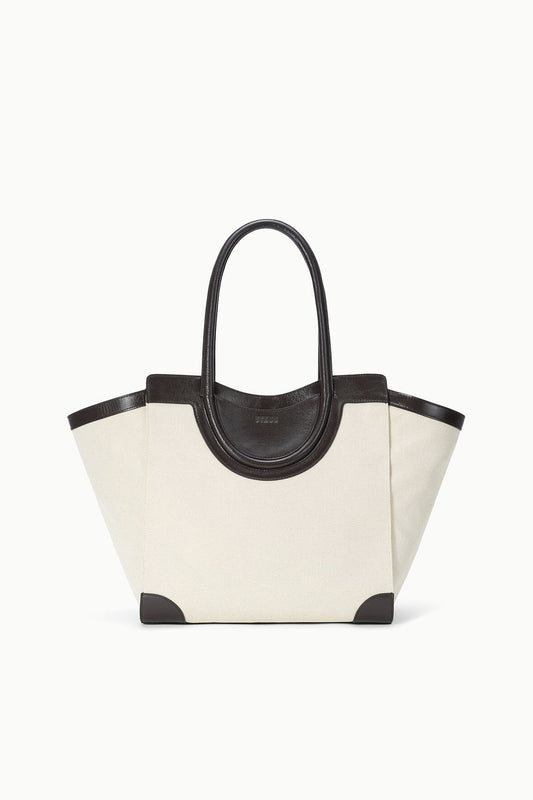STAUD Handbags Maude Tote Bag Natural Espresso