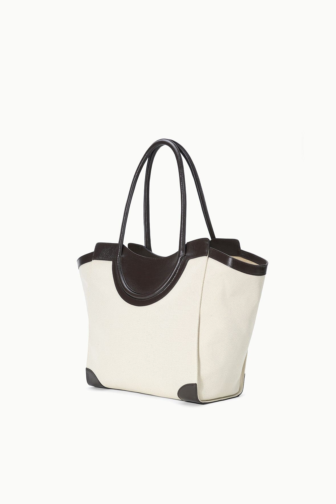 STAUD Handbags Maude Tote Bag Natural Espresso