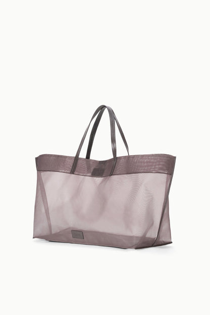 STAUD Handbags Christos Large Mesh Tote Espresso