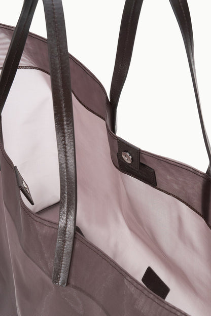 STAUD Handbags Christos Large Mesh Tote Espresso