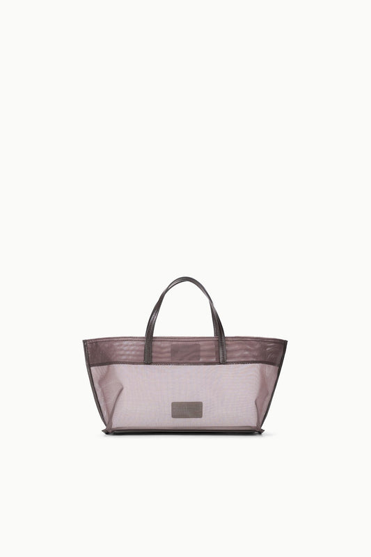 STAUD Handbags Christos Mini Mesh Tote Espresso