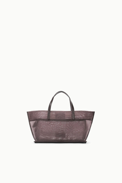 STAUD Handbags Christos Mini Mesh Tote Espresso