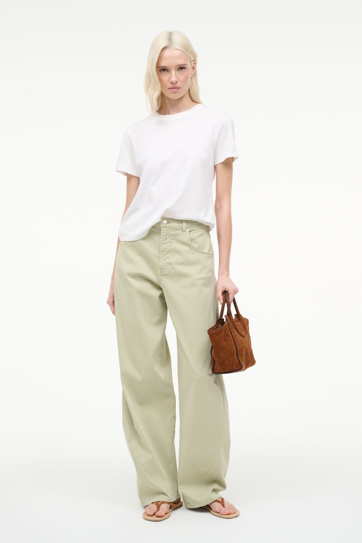 STAUD Handbags Maude Mini Tote Tabac