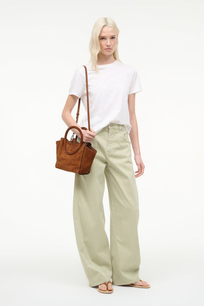 STAUD Handbags Maude Mini Tote Tabac
