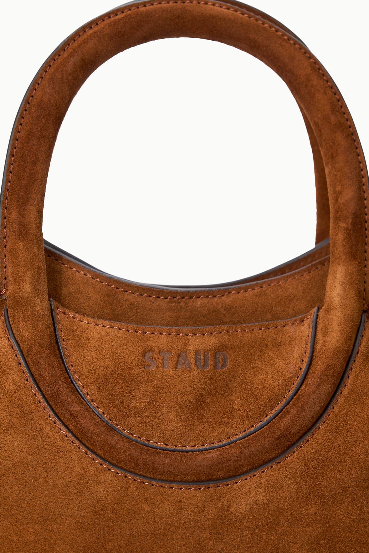 STAUD Handbags Maude Mini Tote Tabac