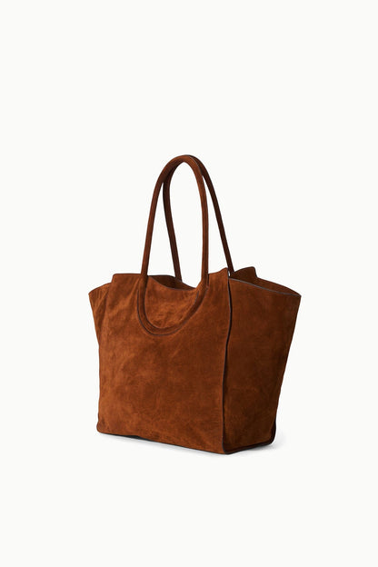 STAUD Handbags Maude Tote Bag Tabac Suede