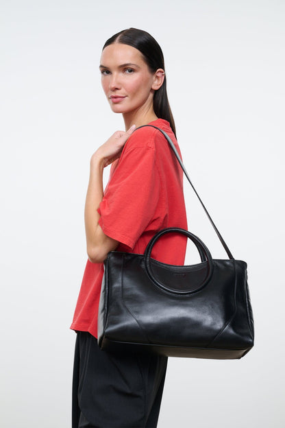 STAUD Handbags Maude Satchel Black