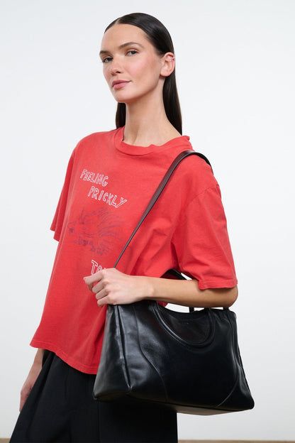STAUD Handbags Maude Satchel Black