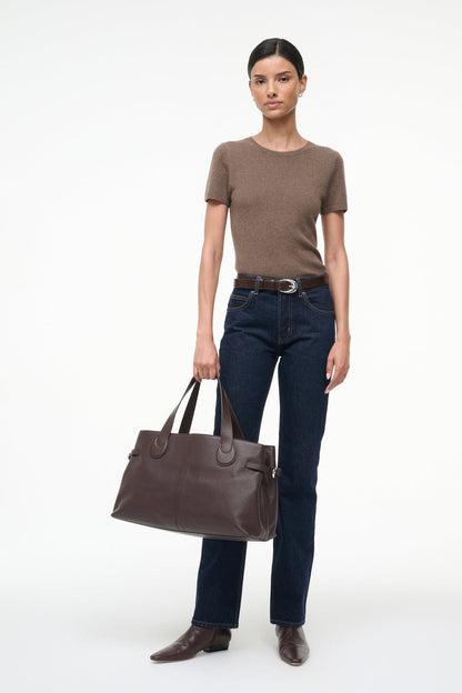 STAUD Handbags Piper Tote Espresso