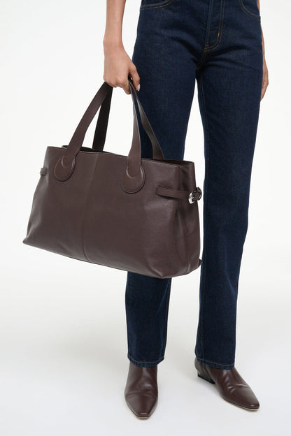 STAUD Handbags Piper Tote Espresso