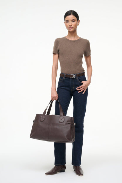 STAUD Handbags Piper Tote Espresso