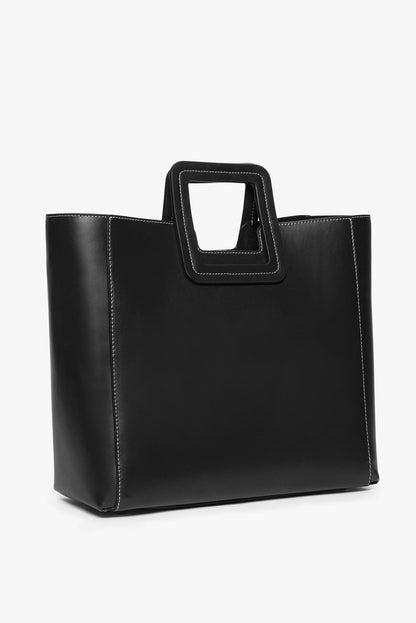 STAUD Handbags Shirley Leather Bag - Black
