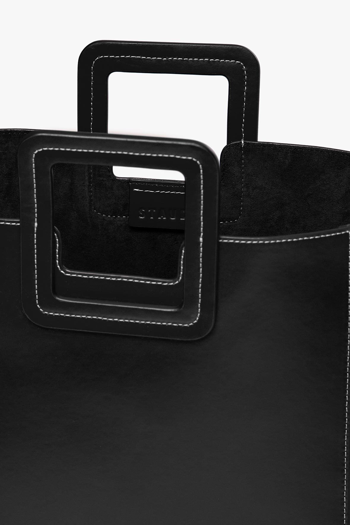 STAUD Handbags Shirley Leather Bag - Black