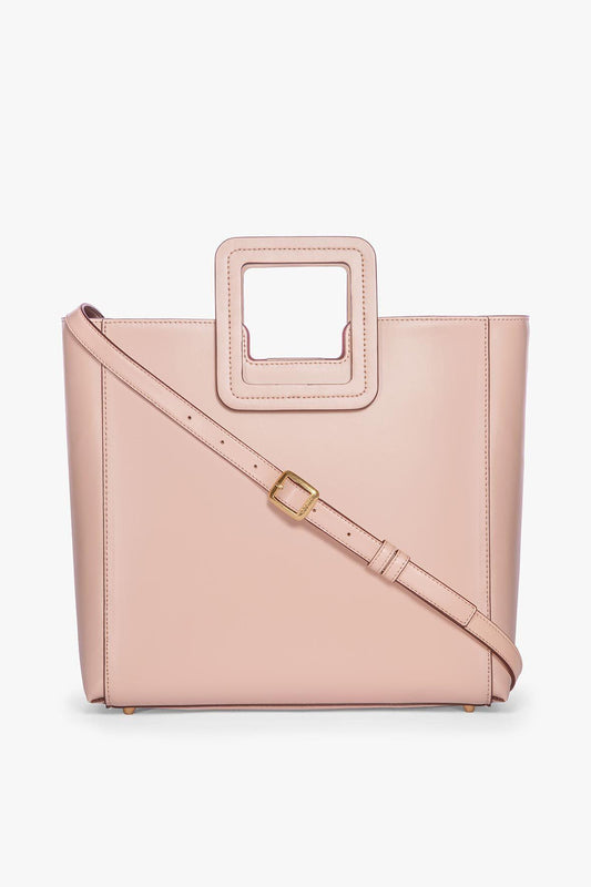 STAUD Handbags Shirley Leather Bag - Blush